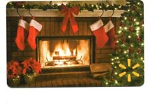 Walmart Christmas Fireplace Stockings Gift Card No $Value Collectible FD-2321630