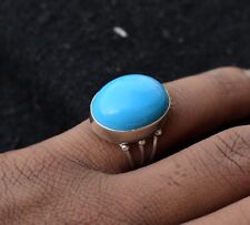 Sleeping Turquoise Gemstone Handmade 925 Sterling Silver Ring Handmade Jewelry