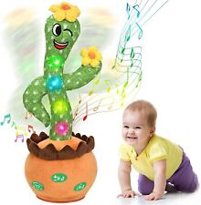 Customized Baby Cactus Toy play with all Nursery Songs Kids Learning Volume Cont - US