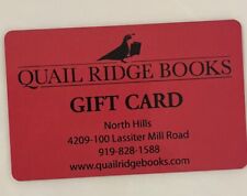 $25 Quail Ridge Books Gift Card