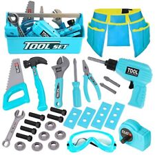 Kids Tool Set - Pretend Play Construction Toy with Tool Box, Kids Tool Belt