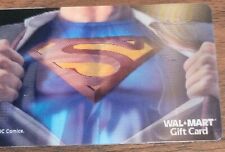 SUPERMAN Lenticular Motion Walmart Gift Card - Collectible - No Value on card