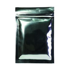 100x Shiny Foil Silver Mylar Zip Lock Bags 3.75x6.25in (Free 2-Day Shipping)