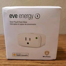 Eve Energy, Apple HomeKit Smart Plug, Power Meter, Schedules, Bluetooth & Thread - Lakeland - US