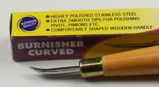 CURVED BURNISHER POLISHING BUFFING METAL & STONES JEWELLERY MAKERS JEWELLERS NEW