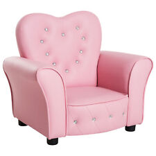 HOMCOM Kids Mini Sofa Children Armchair Seating Chair Girl Sponge