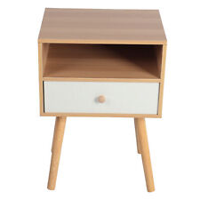 JY Bedside Cabinet Minimalist Modern Double Layer Heightened Leg Wooden Bedside - Toronto - Canada