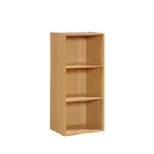 HODEDAH Bookcase Beech Finished Vertical Engineered Wood Closed Back 3-Shelves - Mumbai - India