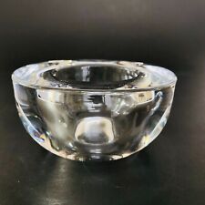 Clear Heavy Glass Minimalist Tea Light Holder 2 Tall x 4" Wide - Toronto - Canada"