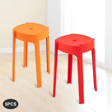 Plastic Stool Adult Thickened Bench Home Living Room Stacking Dining Table New - Monroe Township - US