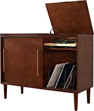 TV Stand Mahogany Mid-Century Modern Media Console, Elegant Design - Mumbai - India