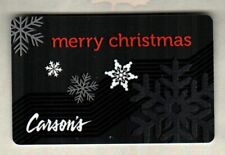 CARSON'S Merry Christmas, Snowflakes 2011 Gift Card ( $0 )