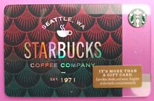 STARBUCKS GIFT CARD 2018HOLIDAY CARD"A BEAUTY~ VHTF🔥SCALES~RARE~SEATTLE"