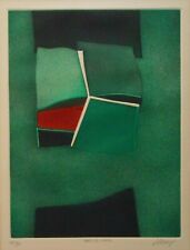 BERTRAND DORNY (FRANCE 1931-2015) PENCIL SGND AQUATINT ED #42/50 'BRIS de VERDE' - Toronto - Canada