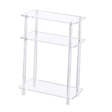 Acrylic Narrow Side Table for Small Spaces, 7 Wide Skinny Nightstand/Bedside - Miami - US"