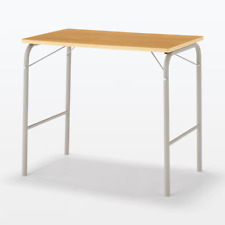 MUJI Foldable Wood x Steel Pipe Table Warm Gray 31 x 19 x 27 in FedEx - Toronto - Canada