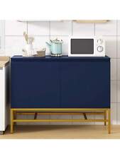 TREXM Minimalist & Luxury Cabinet Two Door Sideboard With Gold Metal Legs - Mumbai - India