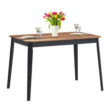 Mid Century Modern Rectangular Dining Room Table w/Solid Wooden Legs Home Office - Mumbai - India