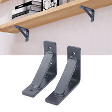 Strong Shelf Brackets Metal Heavy Duty Floating Storage Wall Shelving Support 2x - Toronto - Canada