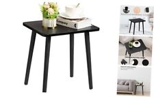 Side/End Table, Modern, Minimalist Wooden Small Accent Table with 1 Black - Mumbai - India