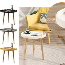 End Table Side Table Round Wooden Coffee Bedside Nightstand Living Bedroom - Mumbai - India