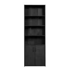 Traditional 5 Shelf Bookcase with Doors - Mumbai - India