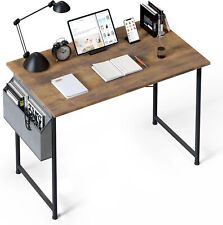 Writing desk with headphone hook, modern minimalist design, brown color - Mumbai - India