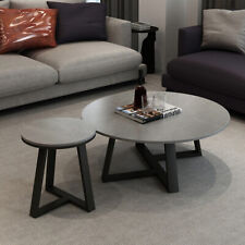 165 lbs Load Modern Nesting Coffee Table & End Table Hall Center Furniture Gray - Mumbai - India