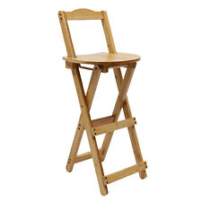 Folding Bamboo Stool Portable Tall Chair Bar Stool Foldable Porch Kitchen Chair - Toronto - Canada