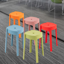 5PCS Plastic Bar Stacking Stools For Kids Students Classroom Home Kitchen Garden - Monroe Township - US