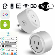 1/4 PCS Mini Smart Plug Outlet Socket Remote Control For Alexa Google IFTTT - CN