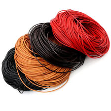 Genuine Leather Round Cord Thong Rope DIY Jewelry Necklace Making 1-5mm String