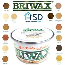 Briwax 400g Furniture Wax Cleans Stains Polishes Natural Wax Wood Restorer NEW