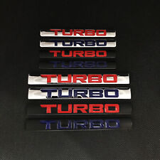 Automotive Universal Emblem Decoration Label Trubo Metal Car Label