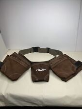 AWP Leather Multi-Pocket Construction-Carpenters Tool Belt