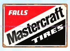 Falls Mastercraft Tires automotive man cave metal tin sign living wall decor