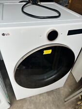 LG - 7.4 Cu. Ft. Smart Electric Dryer with Steam and Sensor Dry - White - Van Nuys - US