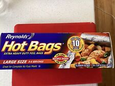 Reynolds Hot Bags Aluminum Foil Large Size Extra Heavy Duty 3 Pack DISCONTINUED