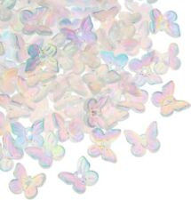 100x Butterfly Crystal Glass Charms Beads for Jewelry Making Crafts Accessories