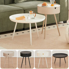 Modern Round Table Side Table Minimalist Table for Living Bedroom Small Space - Mumbai - India