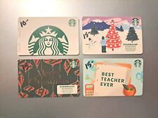 (4) Starbucks Gift Cards 1x$10 & 3x$15 = $55 Total