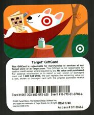 TARGET Bullseye in Hammock Doing Crossword ( 2006 ) Gift Card ( $0 ) V1
