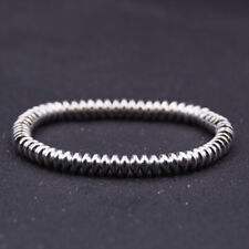 4 Colors Women Men Pave CZ Stopper 6mm Hematite Beads Bracelets Jewelry Gift