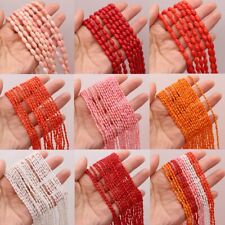 Pick Natural Coral Stone Different Shapes Loose Beaded For Jewelry Making DIY