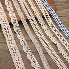 5Yards Cotton Mesh Ribbon Embroidered Clothing Trim DIY Sewing Craft Accessories