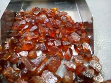 Natural Hessonite Garnet 25 Piece Raw 10-12 MM Healing Garnet Raw Making Jewelry