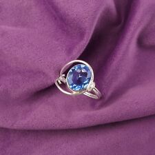 Tanzanite Gemstone 925 Sterling Silver Ring Handmade Jewelry Ring