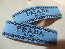 PRADA 2 Designer Tag LABEL Replacement Sewing Accessories lot 2