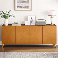 TAUS Modern Sideboard 4 Doors Kitchen Buffet Large Storage Space Cabinet - Atlanta - US