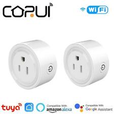 CORUI 10A Tuya US Smart Plug WiFi Timing Function Smart Life Remote Control Sock - CN